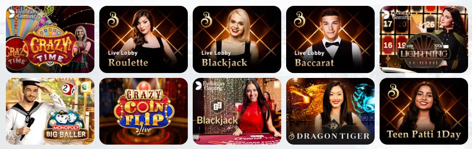 Jeux de casino en direct ASTROMANIA CASINO