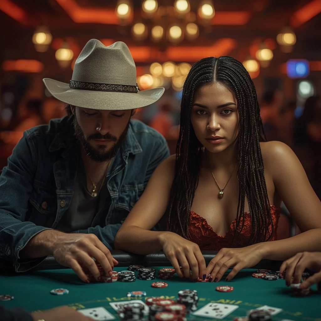 photo de deux joueurs de poker ASTROMANIA CASINO