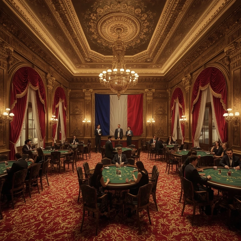 Le casino et le drapeau français ASTROMANIA CASINO