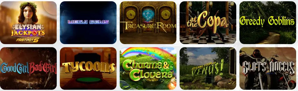 Les Jackpots au ASTROMANIA CASINO